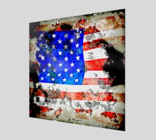 Extreme Grunge American Flag preview