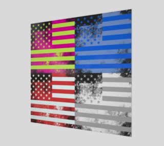 American Flag Pop Art preview