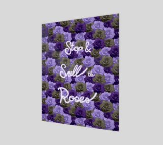 Stop & Smell the Roses Canvas Print - 16"x20" preview