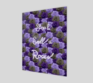 Aperçu de Stop & Smell the Roses Canvas Print - 11"x14"