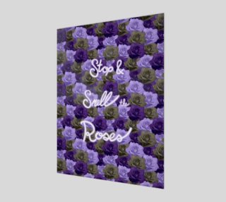Stop & Smell the Roses Canvas Print - 3:4 preview