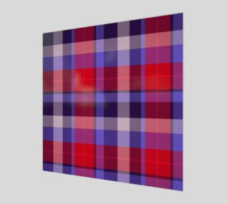 Lilac & Red Checked Plaid preview
