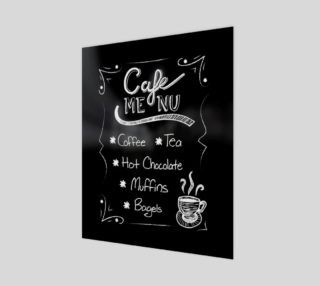 Cafe Menu Canvas Print 16"x20" preview