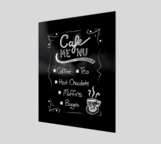 Cafe Menu Canvas Print 11"x14" preview