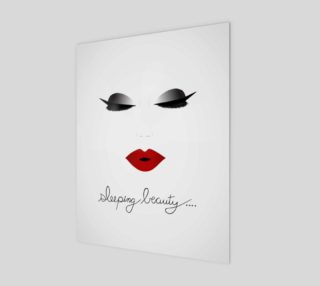 Sleeping Beauty Canvas Print - 11"x14" preview