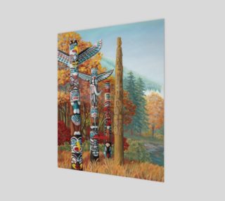 Vancouver Totem Painting Prints preview