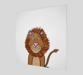 Leo the Lion Canvas Print preview
