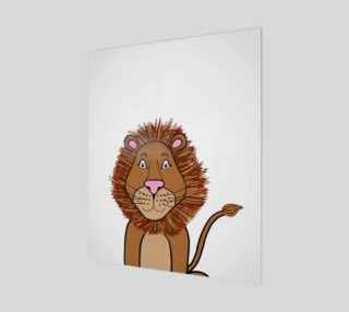 Leo the Lion Canvas Print - 20"x24" preview