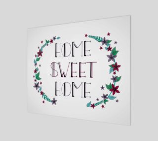 Home Sweet Home Canvas Print - 24"x20" preview