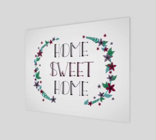Aperçu de Home Sweet Home Canvas Print - 14"x11"