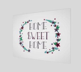 Aperçu de Home Sweet Home Canvas Print - 4:3