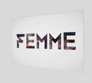 Femme Art Print preview
