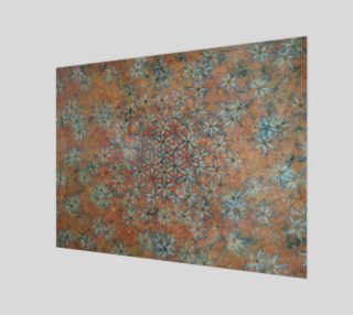Taggart Spring - Watercolor Batik Flower of Life  preview