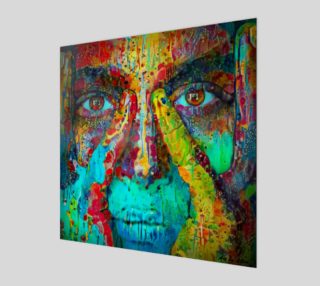 Abstract portrait art preview
