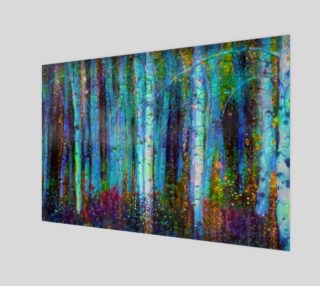 Abstract birch wood painting preview