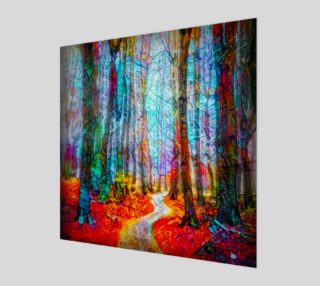 Abstract woods painting preview