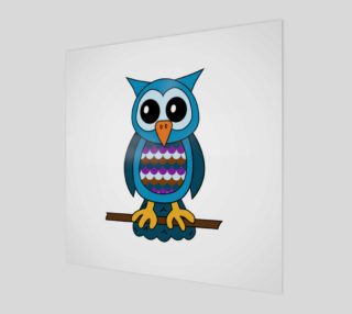 Oliver the Owl Print preview