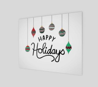 Aperçu de Happy Holidays 10"x8" Print