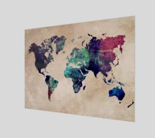 World Map 1 poster  aperçu