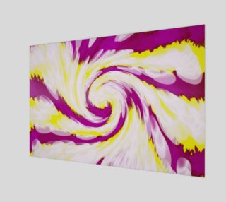 Bright Pink Yellow Swirl Abstract  preview