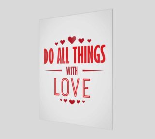Do All Things with Love Inspirational Quote preview