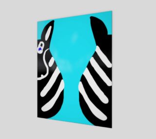 Zebra Both Wall Art Ends 11" x 14" preview