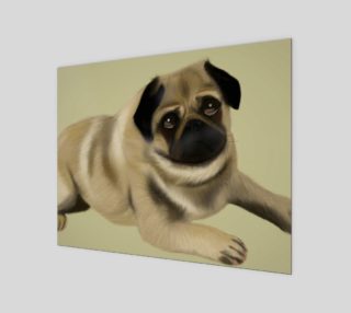Pug Love Wall Art 14" x 11" preview