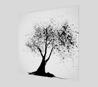Black graphic tree preview