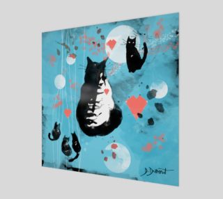 Cat Story wall art preview