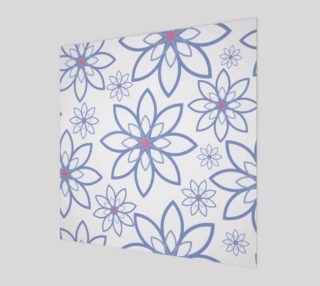 Abstract flowers pattern preview