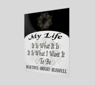 My Life Mandala Poster preview