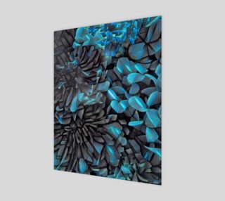 canvas art blue flower preview