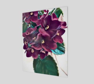 purple flower wall art preview