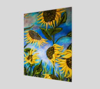 Vibrant Sunflowers 16 x 20 preview