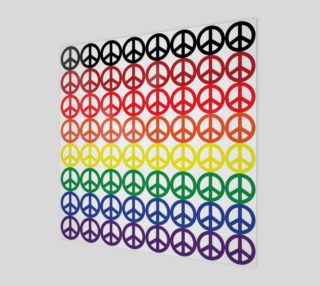 Rainbow Peace Signs preview