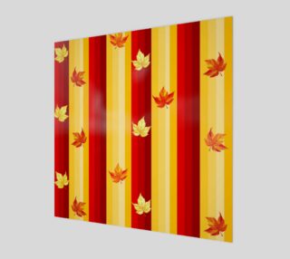 autumn leaves and stripes preview