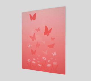Aperçu de Pink Butterfly Posters & Prints - Adorable