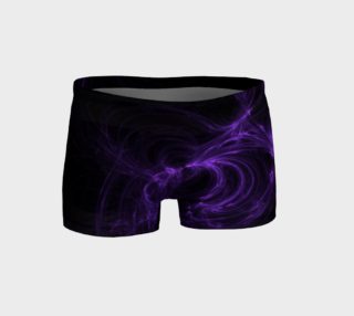Purple Fractal on Black Shorts preview