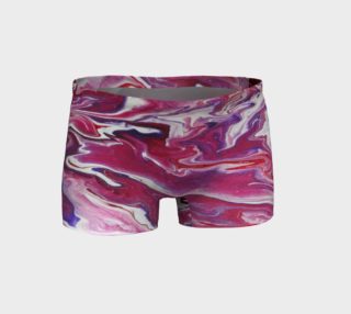 Dark Pink Purple Abstract Shorts preview