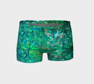 Green Mermaid Scale Shorts  preview