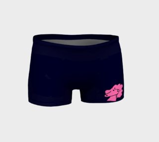 Navy and fushia poodle shorts preview