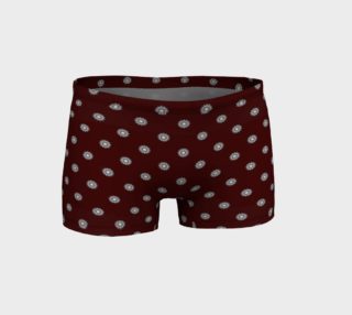 Orb Glyphs Maroon Shorts preview