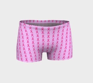 Aperçu de Dark Pink Ribbons on Light Pink Shorts