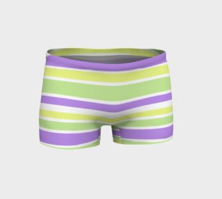 Bright Green Yellow Purple Stripes  preview