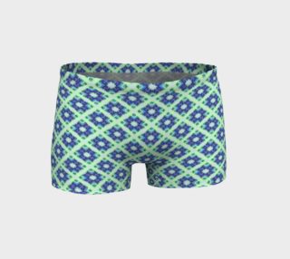 Blue Green Crisscross Pattern  preview