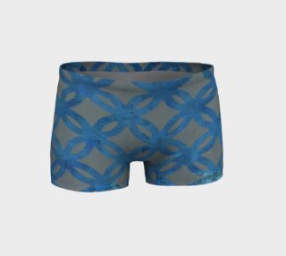 Blue and Gray Trellis Running Shorts preview