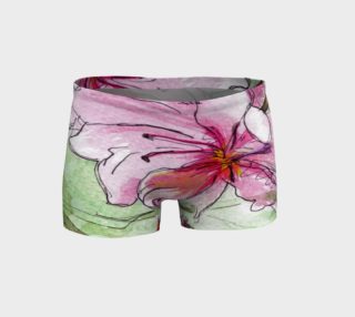Apricot Blossom FLower Shorts preview