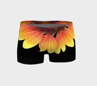 Orange Yellow Flower Shorts 160811 preview