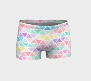Triangles Pastel Color Shorts preview