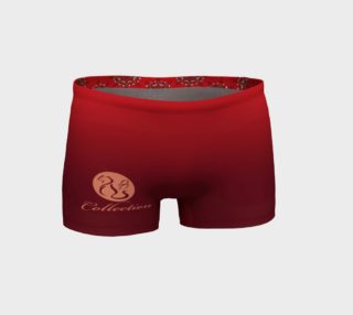 Platinum P Collection Workout Shorts Red Star Mandala Pattern preview